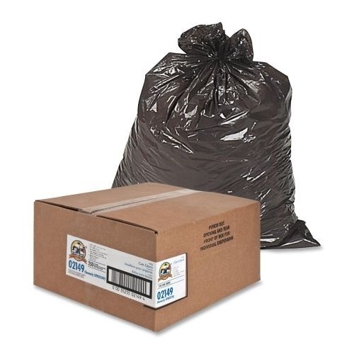 Genuine Joe 02149 30-Gallon Two-Ply Can Liners - 250-Pack