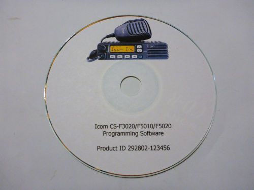 Icom CS-F5021 / F6021 Programming software F5021 / F6021 and F5011 / F6011