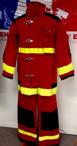 Red, Yellow, Pbi Gold And Black  Turnout Gear