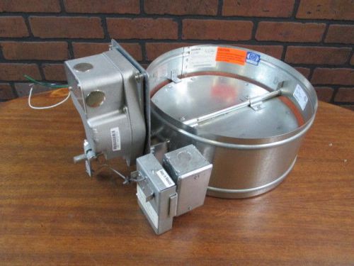New honeywell h-2000b 2-position direct coupled actuator &amp; ruskin sdrs25 damper for sale