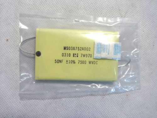 NEW REYNOLDS M503A752A002 0.05MFD 7500VDC CAPACITOR