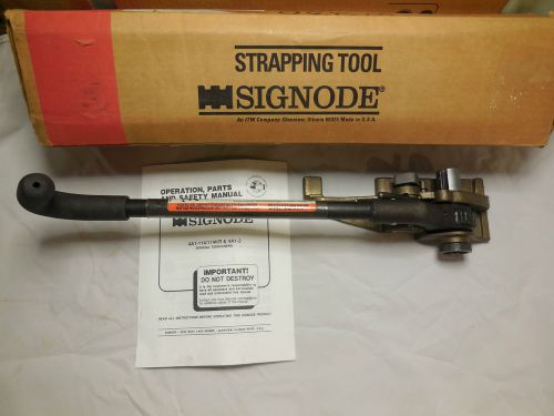 Signode steel strap windlass tensioner 41-114 #184125 for 1-1/4&#034; banding for sale