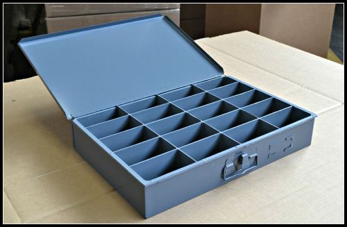 CRAFTLINE - Standard Duty Large Metal Service Tray with 20 Compartment Boxes