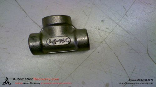 1/8&#034;-150 316 TEE PIPE FITTING, NEW*