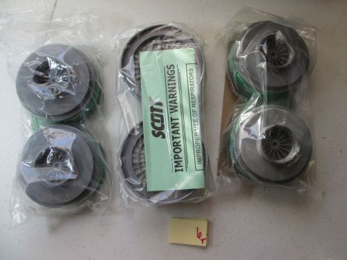 LOT OF 3 PAIR NEW IN BOX SCOTT 642-AM RESPIRATOR FILTERS 803670-01 AM/MA (173-0)