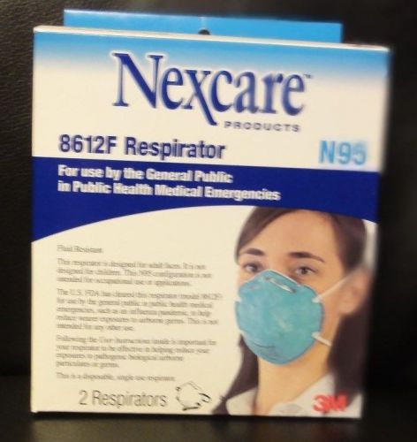 Nexcare respirator 8612f  n95, 2 ct for sale