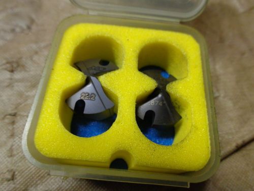 2 NEW INGERSOLL REPLACEABLE DRILL TIPS YAB2220R01 IN2005