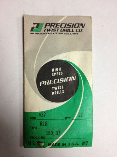 12 new ptd size #37 drill bits type r18 stock #018037 h2 for sale