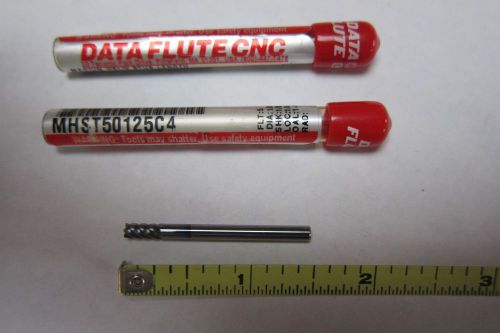 DATA FLUTE CARBIDE 5FLUTE, 1/8&#034; DIAMETER END MILL - MHST50125-C4 - NEW