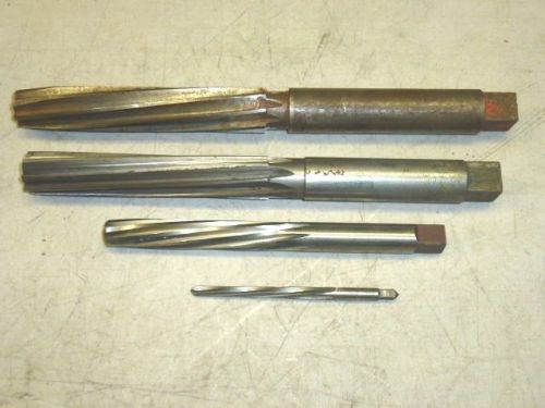 LOT of (4) SPIRAL HAND REAMERS / BUTTERFIELD, YANKEE,