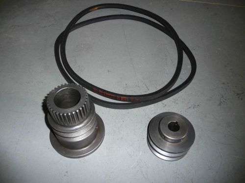 Head stk &amp; under drive pulleys for xl series 10&#034; sheldon lathe with &#034;e&#034; motor dr for sale
