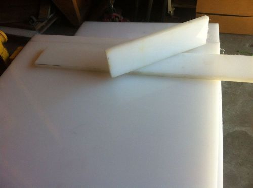 HDPE sheet full 1 inch thick 3 square foot minimum order