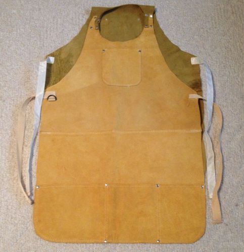 Chicago electric split leather welding apron protective carpenter blacksmith for sale