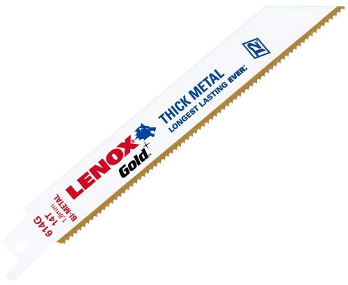 Lenox 21067614GR 6&#034; 14 TPI Reciprocating Saw Blades for Cutting Metal, 5 Count
