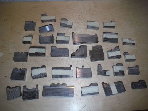 PILE OF CORRUGATED KNIFE SETS MOLDING PROFILES FORREST CITY  5/16 THICK LOT 3