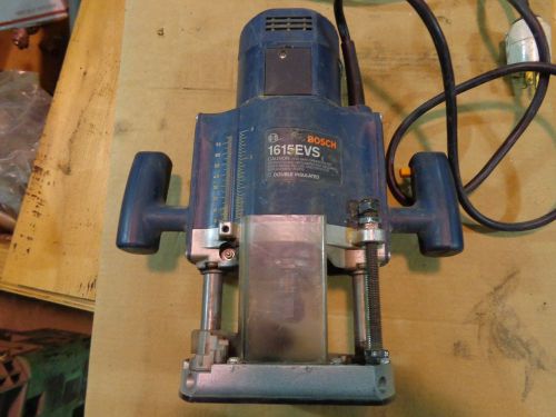 Bosch 1615evs plunge router, w/ 1/2&#034; collet, well used condition for sale