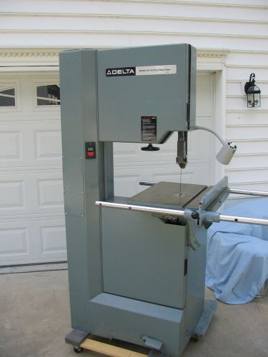 Delta 20&#034;  band saw wood, metal, single phase model 28-654 industrial grade for sale