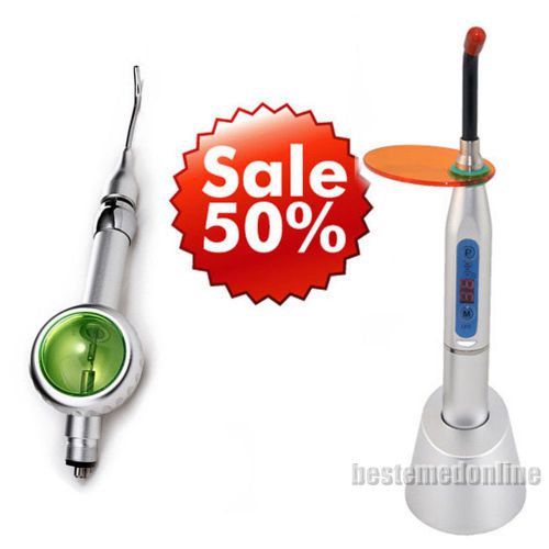 Silve Dental Wireless Curing Light Lamp &amp;Air Polisher Teeth Polishing Prophy 4-H