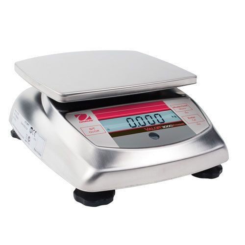 Ohaus v31xw301 valor 3000 compact food scale, cap. 300g, read. 0.1g for sale
