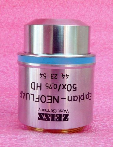 Zeiss microscope 50x / 0.75 hd epiplan-neofluar 44 23 54 obejective for sale