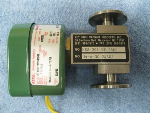 Key high vacuum solenoid valve kes-201-kf-25ss for sale