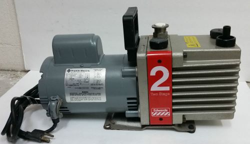 Edwards 2 Stage Vacuum Pump E2M2 Franklin Electric Motor 1/3 HP
