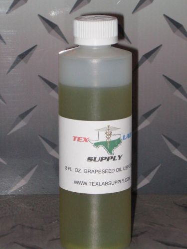 Tex Lab Supply 8 Fl. Oz. Grape Seed Oil USP Grade - Sterile