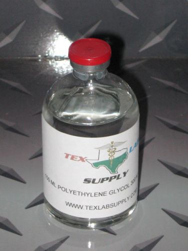 Tex lab supply 100 ml polyethylene glycol - 300 peg nf grade - sterile for sale