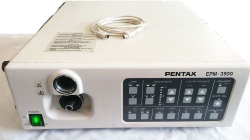 Pentax EPM-3500 Video Endoscopy Processor Light Source