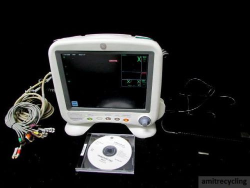 GE Transport Pro 2020155-00 Patient Monitor w/451-N TRAM 451N &amp; Power Supply !$