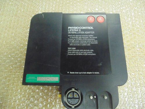 Physio Control Lifepak 9 Defibrillation Defib Adapter 803747-27