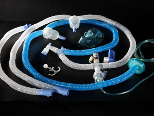 Adult Ventilator Circuit With Double Water Trap BV Filter&amp;Nebulon(3 Pieces)