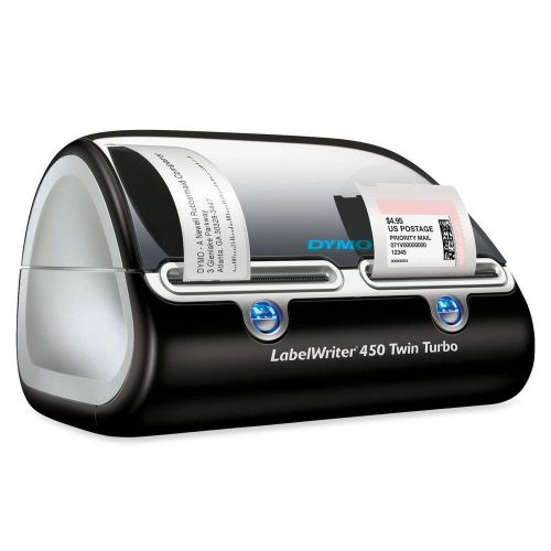 Dymo label writer 450 twin turbo  71 labels per minute, black/silver (1752266) for sale