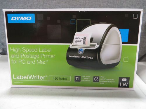Dymo 1752265 labelwriter 450 turbo thermal label and postage printer pc mac for sale