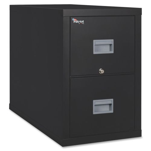 Patriot Insulated Two-Drawer Fire File, 20-3/4w x 31-5/8d x 27-3/4h, Black