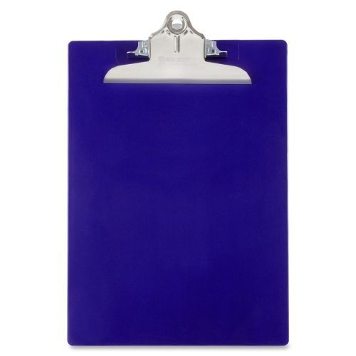 LOT OF 6 Saunders Recycled Antimicrobial Clipboard - 1&#034; - 8.5&#034;x11&#034;- Blue