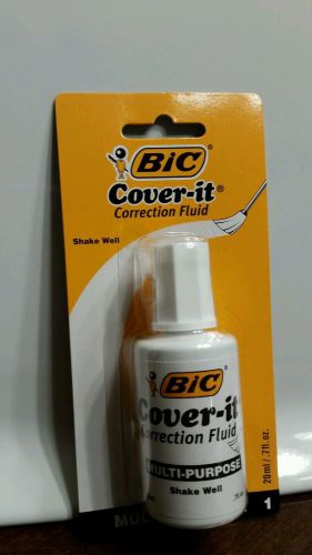 Brand new! BIC Cover-it Correction Fluid (White Out )