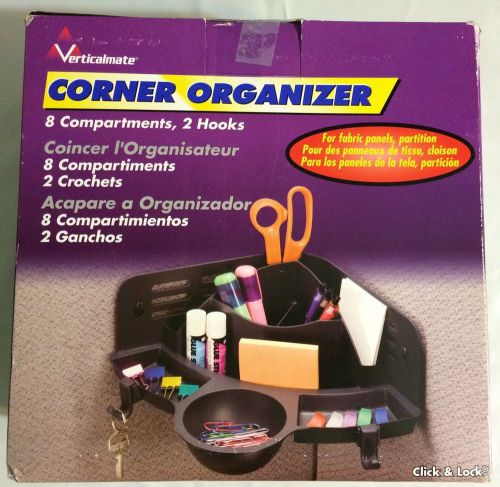 Officemate verticalmate corner organizer gray desk smart solution new in stock for sale