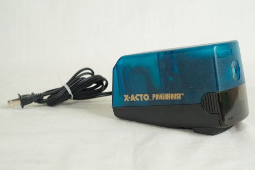 X-ACTO Powerhouse Electric Pencil Sharpener Blue Artist Illustrator Drawing