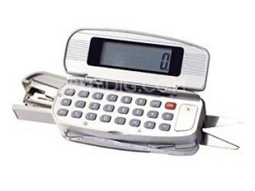 Mini 4 in 1 Office Calculator-Scissors-Tape Measure- Stapler-TradeMark Gifts