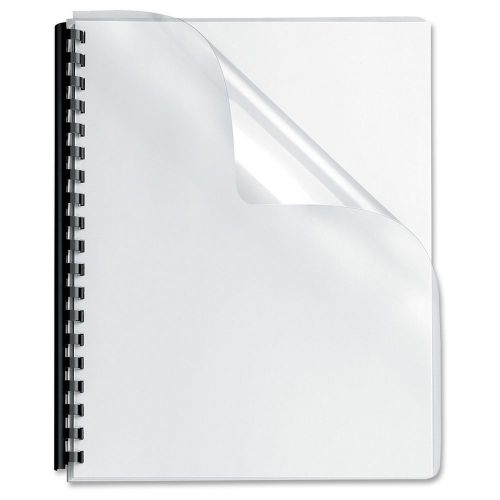 Fellowes Transparent PVC Oversized Binding Covers, Clear, 100/Pack, FEL52311