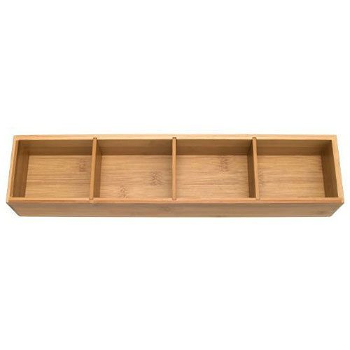 Bamboo Drawer Organizer with Removable Dividers - Eco-Friendly Product NEW