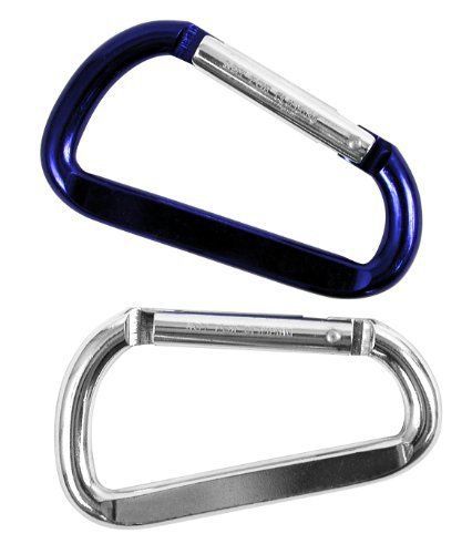 Custom Accessories 17562 3-1/8&#034; Long Carabineer Key Ring  (Twin Pack)