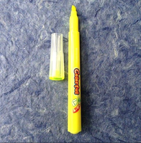 1 Yellow Color Highlighter Liquid Marker Pen