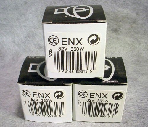 3 New GE General Electric ENX Overhead Projector LAMPS Blubs 82V 360W Photo EA-