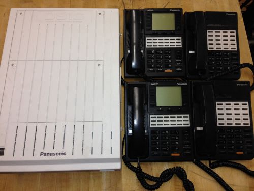 Panasonic KX-TD816 Business Telephone System with 6 phones.