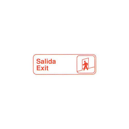 Tablecraft - 394590 - &#034;salida/exit&#034; sign - [3x9&#034;] for sale