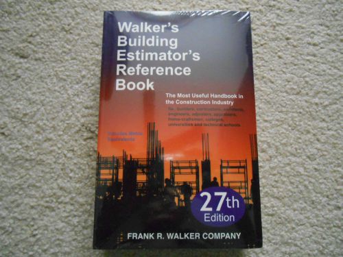 Waker&#039;s Building Estimator&#039;s Reference Book 27th Ed.  NEW