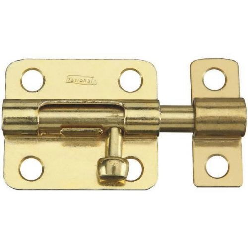 National mfg. n151480 steel door barrel bolt-2-1/2&#034; brs barrel bolt for sale