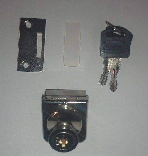 Single Hinged Glass Mount Door Locks - Price is for 100 Locks